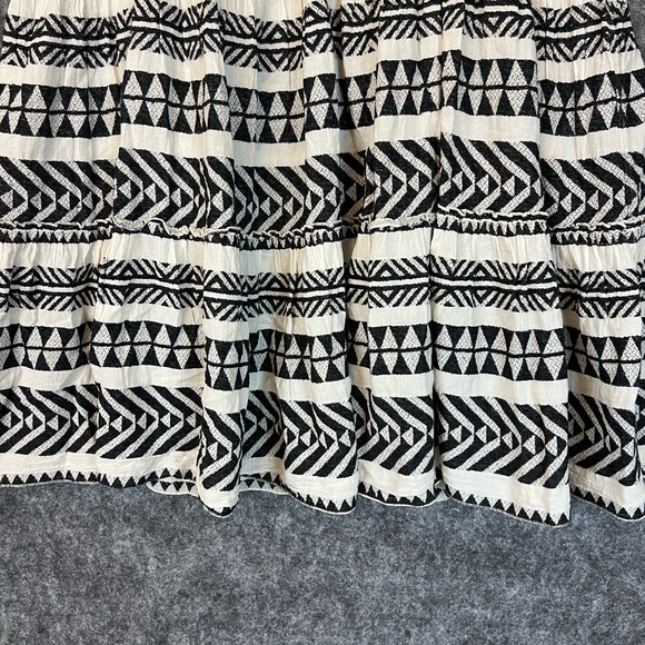 Devotion Twins Ella Embroidered Dress Size S Black and off-white Graphic Print - Picture 12 of 14